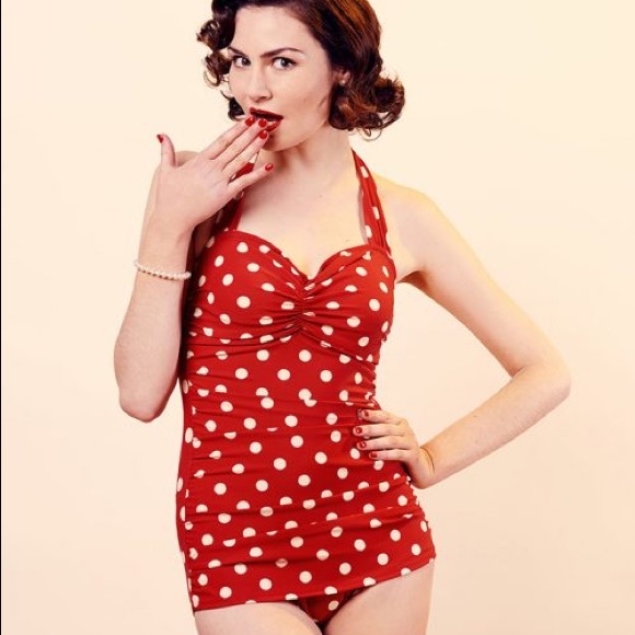 Modcloth Other - Modcloth Esther Williams Retro 50’s Glam Style Swimsuit 14